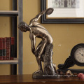 Indoor decoration fiberglass resin sport statue